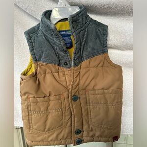 Genuine kids oshkosh jacket, brown & blue, 18 months